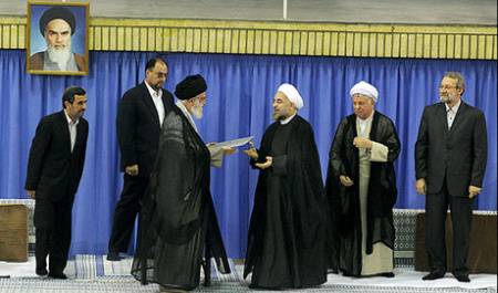 Supreme Leader Endorses Presidential Decree of Hassan Rouhani