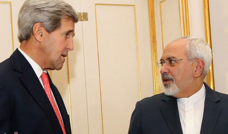Zarif, Kerry hold direct talks in Vienna