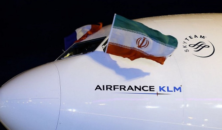 Air France Flight Lands in Iran after Eight Years