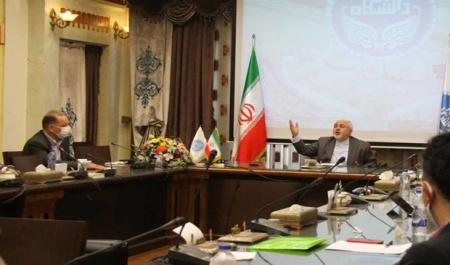 Zarif urges dialogue to found &quot;strong region&quot; , says Iran cannot be overlooked