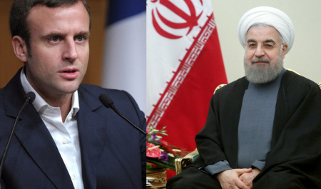 Rouhani, Macron hold phone talks on Lebanon