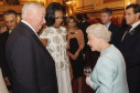 میشله اوباما و ملکه الیزابت