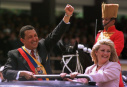 چاوز و همسرش ماريزابل 