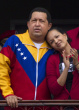 چاوز در كنار دخترش، روزا ويرجينيا