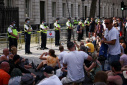 تظاهرات در بریتانیا علیه قرنطینه کرونایی