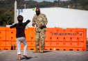 پناهجویان افغان در پایگاه ارتش آمریکا در ویسکانزین