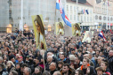 تظاهرات اروپایی ها در اعتراض به محدودیت های کرونایی