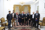 حاشیه های دیدار خبرنگاران ایرانی با برهم صالح
