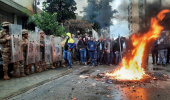 تظاهرات خشونت آمیز در میانه قرنطینه در لبنان