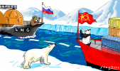 رویاهای تعبیرنشده روسیه و چین برای قطب شمال