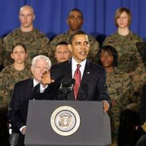 اوباما برنامه خروج نيروهاى امريکايى از عراق را اعلام کرد