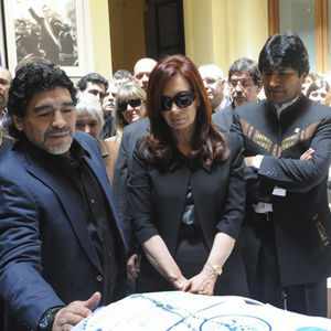 /گزارش تصويرى/ مراسم تدفين رئيس جمهور ارژانتين