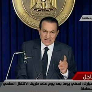 مبارک: تا سپتامبر از قدرت کنار نمى‌روم و در مصر خواهم مرد