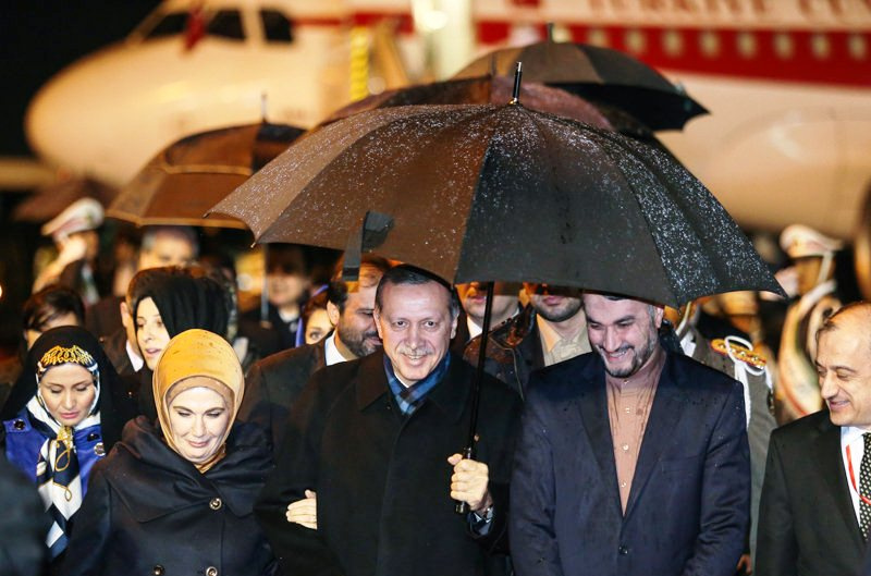اردوغان در تهران، اختلافات سیاسی در حاشیه 