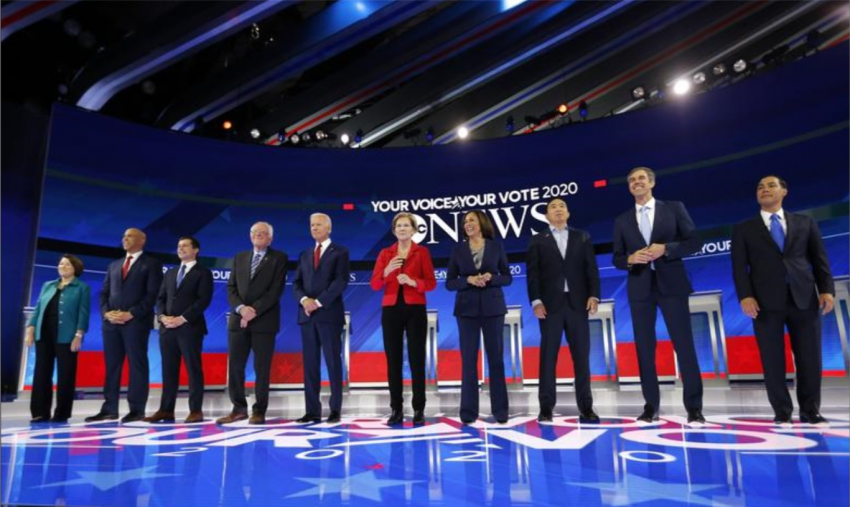 ۱۰ نامزد انتخابات ریاست جمهوری آمریکا در مناظره
