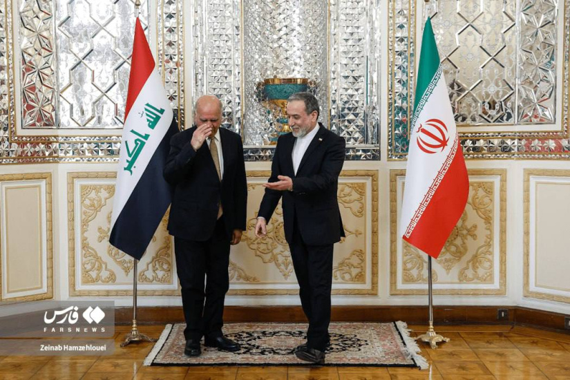 عراقچی: تخلیه عین‌الاسد نشانه‌ای از تقویت ثبات در عراق است/فواد حسین: قبل از این سفر با بسیاری از وزرای خارجه کشورهای منطقه گفت‌وگو کردم