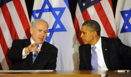تمایل باراک اوباما به شکست بنیامین نتانیاهو در انتخابات