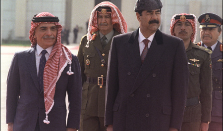 ملک حسین در پی قیام علیه صدام بود