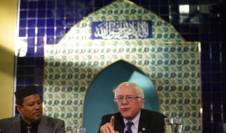 مسلمانان آمریکا از سندرز حمایت می‌کنند
