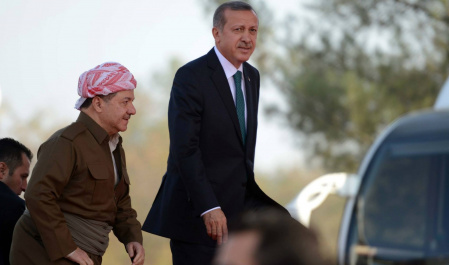 بارزانی به موفقیت مذاکرات با اردوغان امیدوار است