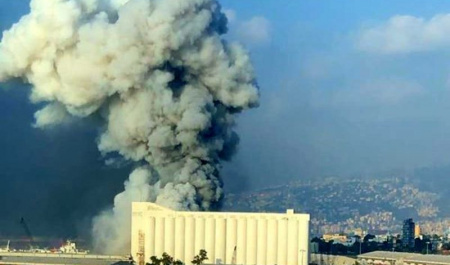فیلم انفجار مهیب در بندر بیروت از زوایای متعدد و خسارات بر جا مانده
